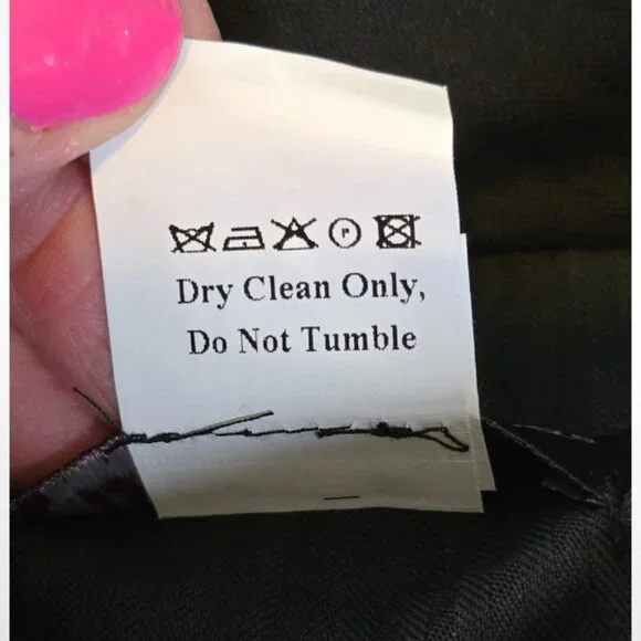 David Bishop NWT W34 X L30 Men's Black Pinstripe Dress Pants Made in Italy - Picture 5 of 14